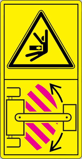 Titel : Während des Betriebes nicht im Knickbereich aufhalten
ID : 49644299 Während des Betriebes nicht im Knickbereich aufhalten