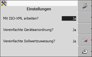 Maske Einstellung GPS-Antennenoffset