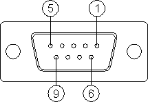 9pol. Sub D Buchse