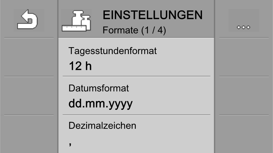 MA_Einstellungen - Formate 1