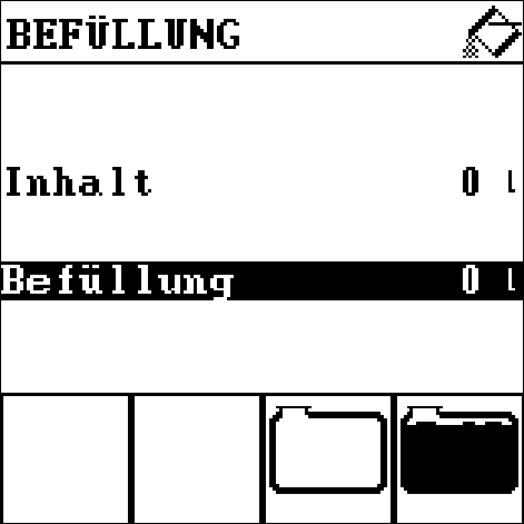 Befüllung