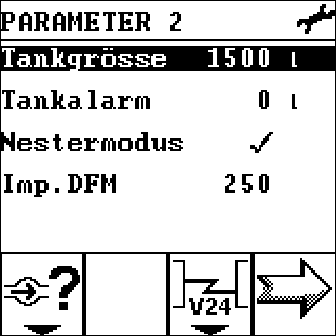 Parameter 2 - Nestermodus ein