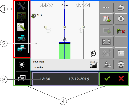 Bereiche des Bildschirms_Touch800_metrisch