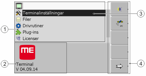 Maske Service Startmaske mit Zahlen